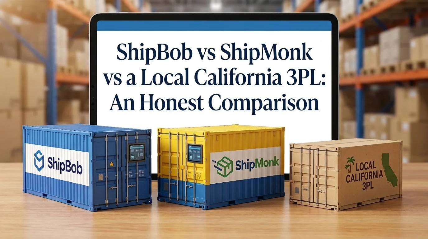 ShipBob vs ShipMonk vs a Local California 3PL An Honest Comparison