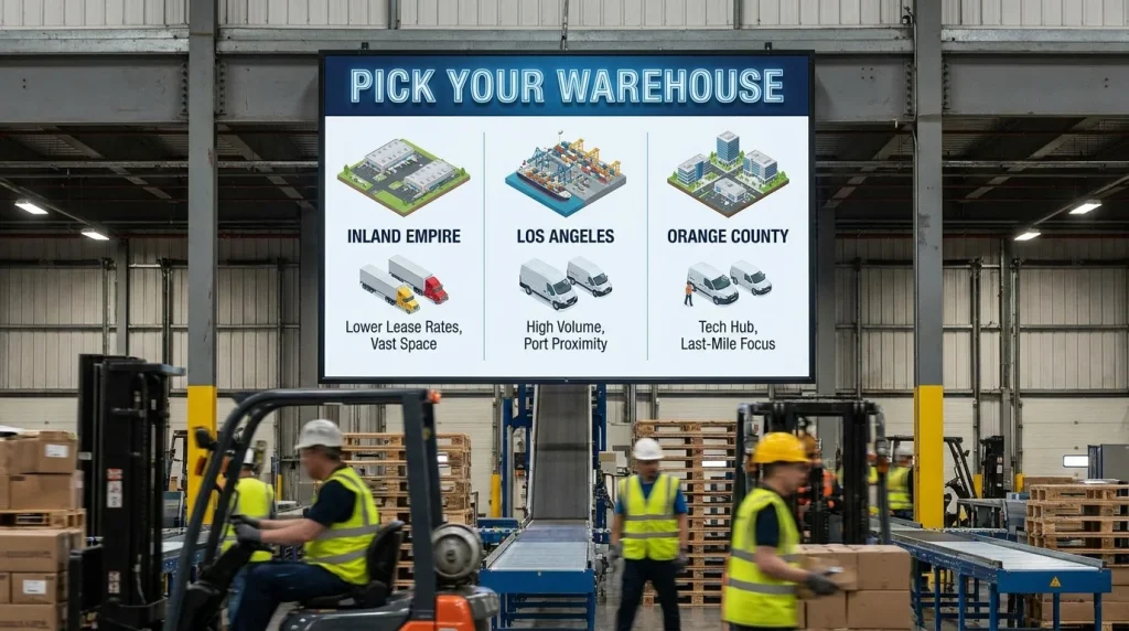inland empire vs los angeles warehouse
