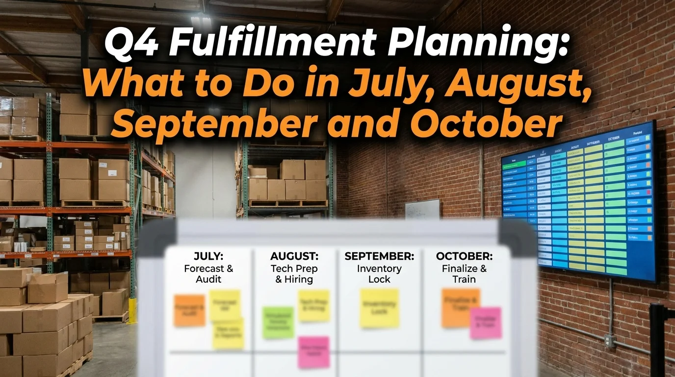 q4 fulfillment planning